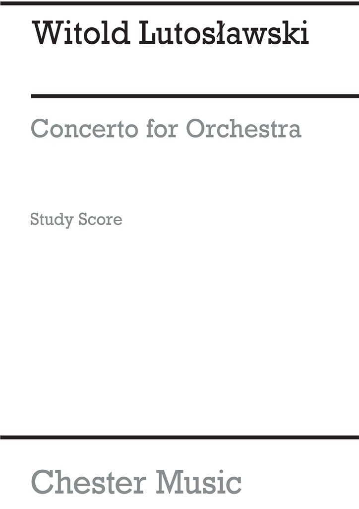 Concerto For Orchestra